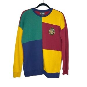 Wizarding World Harry Potter Color block Hogwarts Sweatshirt size Small